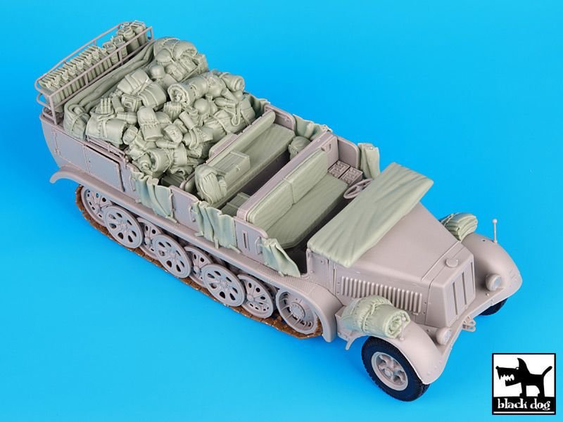 Black Dog T35072 Sd.Kfz 8 big accessories set 1/35 – immagine 4