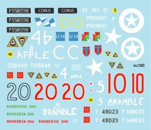 Star Decals 35-C1263 Véhicules blindés britanniques en Hollande 1944-45 # 1 1/35 – image 3