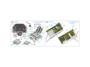 Quinta Studio QD48472 A-36 3D-Printed coloured Interior on decal paper (Accurate Miniatures/Italeri) 1/48 – imagen 2