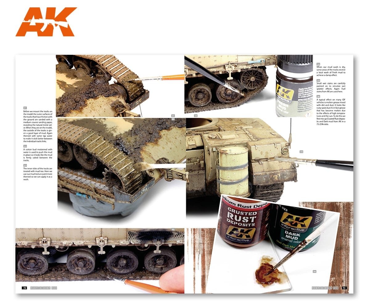 AK Interactive AK253 MUD (RUST &amp;amp; DUST SERIES VOL.1) (English) – zdjęcie 5
