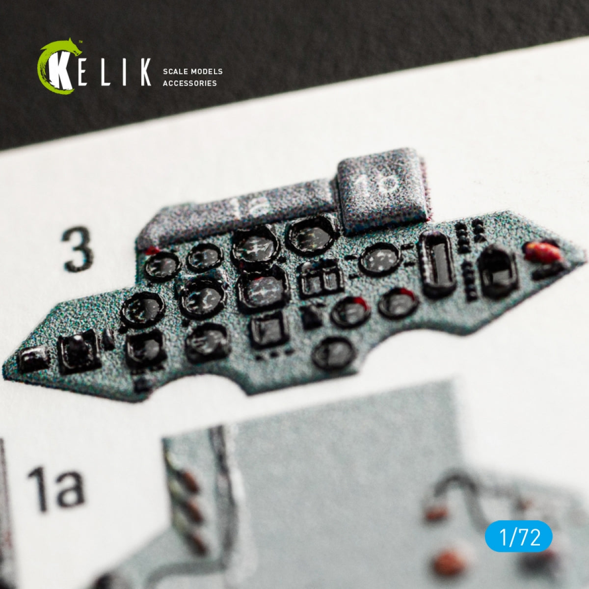 KELIK K72040 SU-27 INTERIOR 3D DECALS FOR TRUMPETER KIT 1/72 – imagen 3