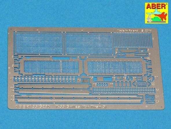 Aber 35G28 Grilles for Russian tank T-55 also Tiran 5 1/35
