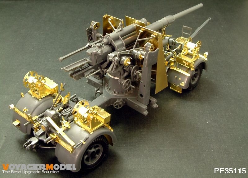 Voyager Model PE35115 88mm FLAK 36/37 wih Zundapp (For TAMIYA 35017/35283) 1/35 – zdjęcie 2