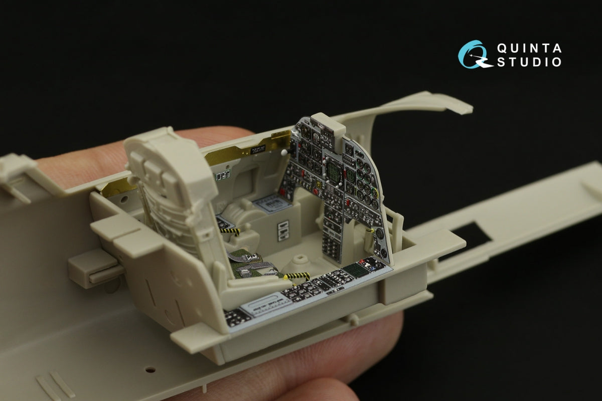 Quinta Studio QD32086 F-5E-3/RF-5E 3D-Printed coloured Interior on decal paper (for KittyHawk kit) 1/32 – imagen 9