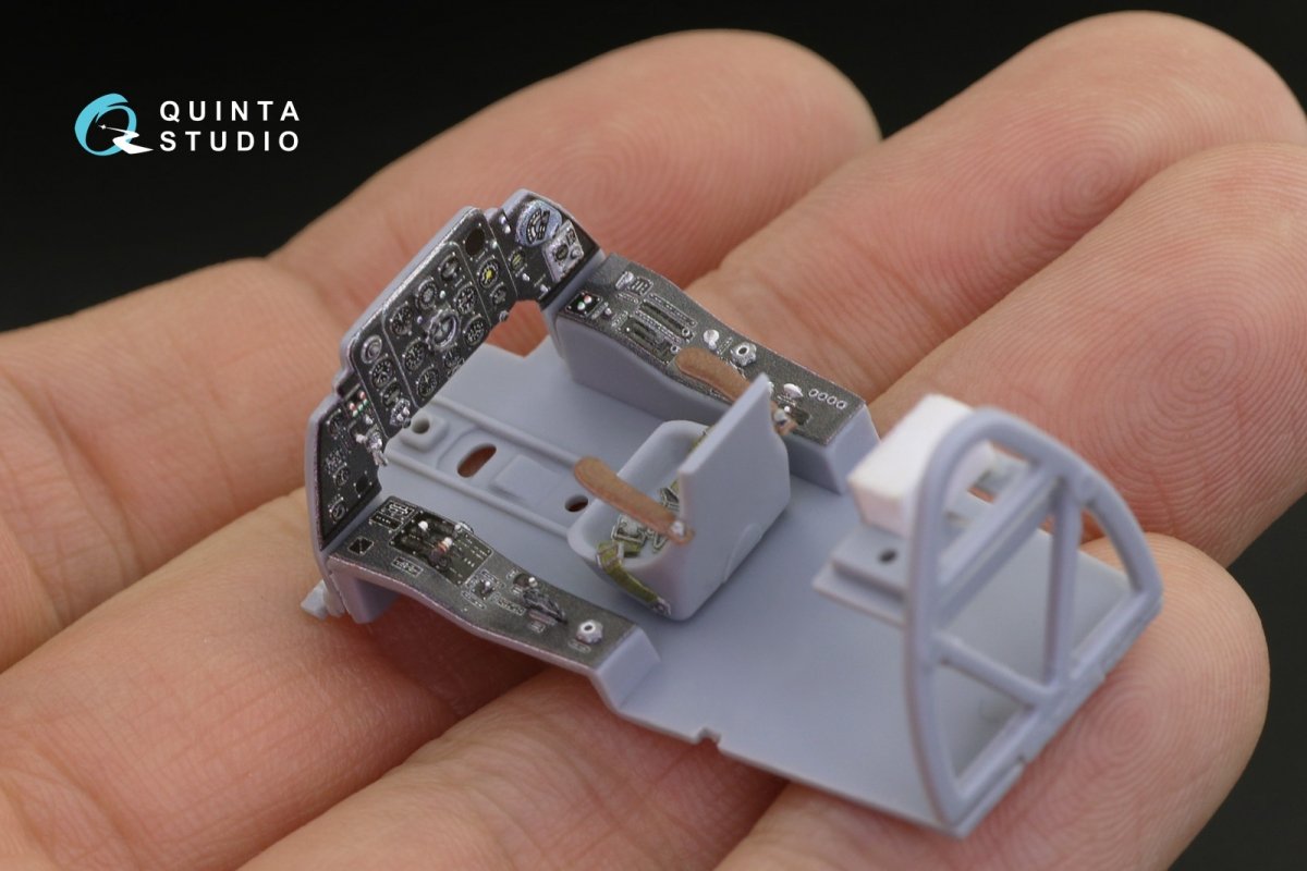 Quinta Studio QD48015 La-11 3D-Printed &amp;amp; coloured Interior on decal paper (ARK) 1/48 – Bild 11