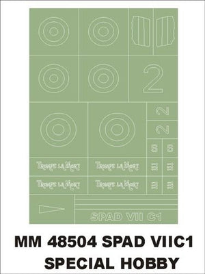 Montex MM48504 Spad VIIc SPECIAL HOBBY SP48009 1/48