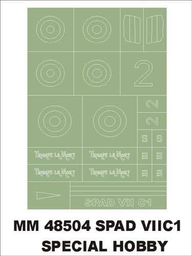 Montex MM48504 Spad VIIc SPECIAL HOBBY SP48009 1/48