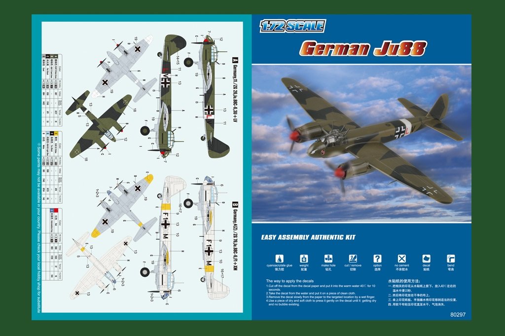 Hobby Boss 80297 German Ju88 1/72 – zdjęcie 2