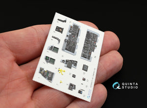 Quinta Studio QD32003 F-16C 3D-Printed &amp;amp; coloured Interior on decal paper (for Tamiya kit) 1/32 – imagen 3