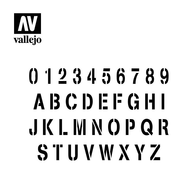 Vallejo ST-LET002 Stamp Font 1/35 – image 2