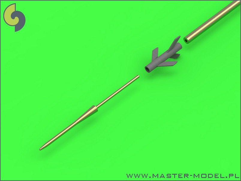 Master AM-48-119 Su-7 (Fitter-A) - Pilot Tubes and 30mm gun barrels 1/48 – Bild 3