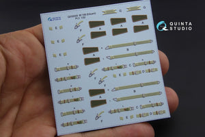 Quinta Studio QD32028 Bf 108 3D-Printed &amp;amp; coloured Interior on decal paper (for Eduard kit) 1/32 – Bild 3