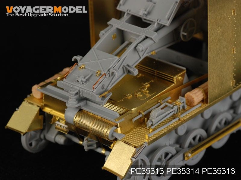 Voyager Model PE35313 WWII German 150mm s.IG.33(Sf) auf Pz.Kpfw.I Ausf.B Basic For DRAGON 6259 1/35 – immagine 3