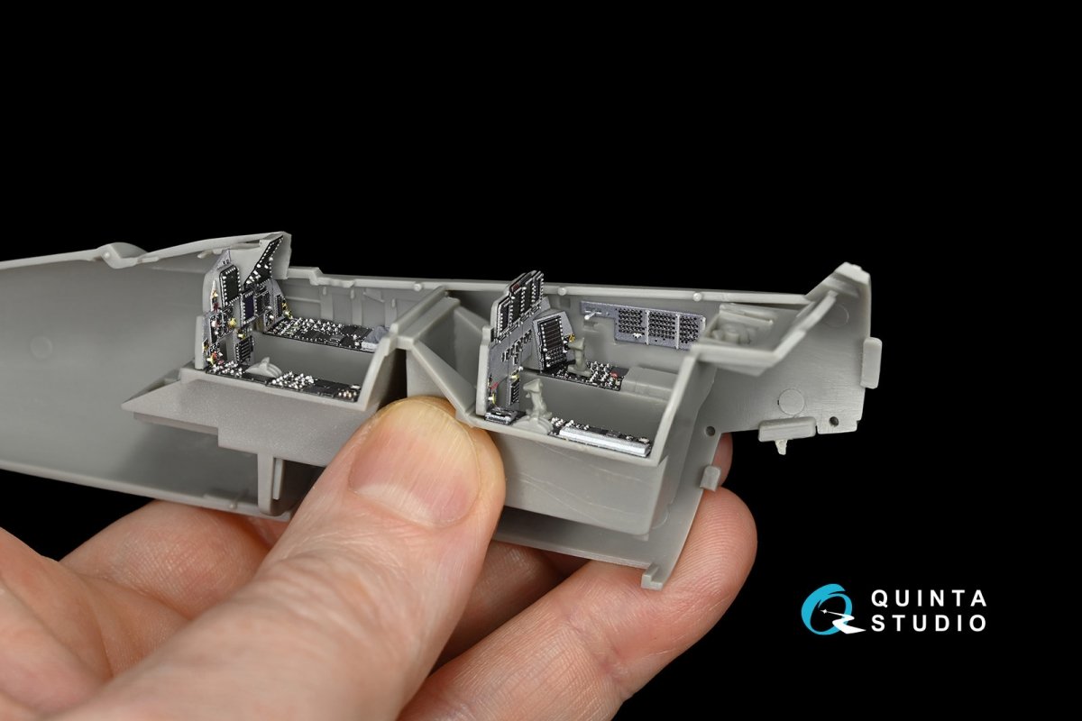 Quinta Studio QD48052 F-15E 3D-Printed &amp;amp; coloured Interior on decal paper (for Revell kit) 1/48 – immagine 11