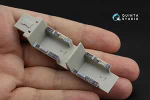 Quinta Studio QD48197 F-5F Tiger II 3D-Printed &amp;amp; coloured Interior on decal paper (for AFV Club ) 1/48 – immagine 6