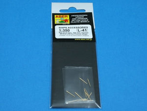 Aber 350L-41 Set of 12 pcs 100 mm barrels M1930 L45 for French ships 1/350 – imagen 6