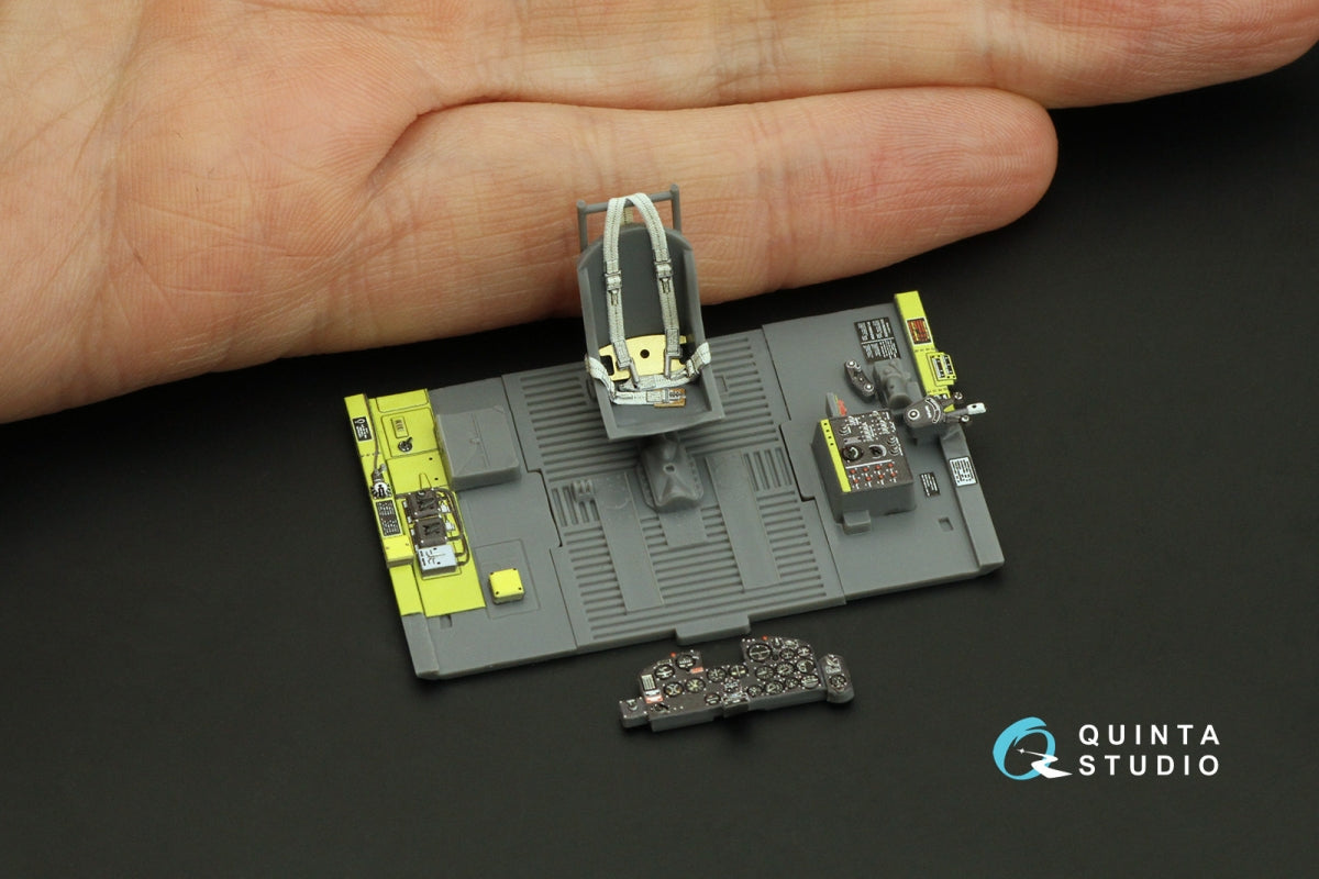 Quinta Studio QD48443 P-47B Thunderbolt 3D-Printed coloured Interior on decal paper (Dora Wings) 1/48 – imagen 6
