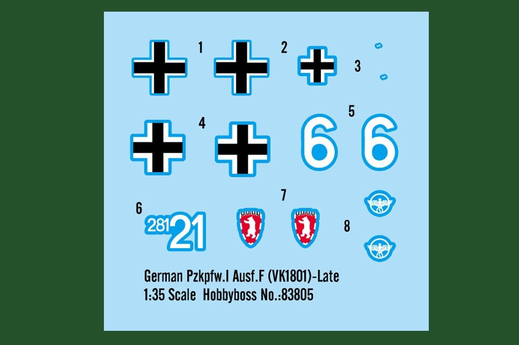 Hobby Boss 83805 German Pzkpfw.I Ausf.F (VK18.01) Late 1/35 – imagen 4