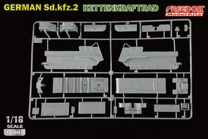Freedom 16001 Sd.Kfz. 2 Kettenkraftrad Typ HK 101 1/16 – imagen 7