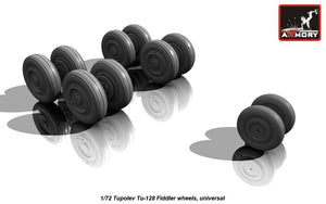 Armory Models AW72041 Tupolev Tu-128 Fiddler wheels 1/72 – Bild 3