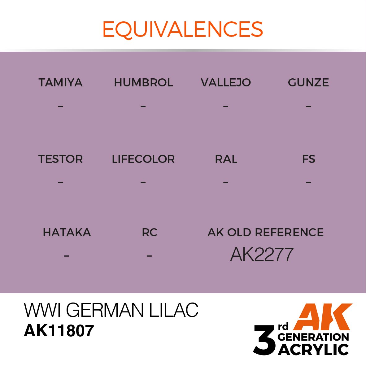 AK Interactive AK11807 WWI GERMAN LILAC – AIR 17ml – Bild 3