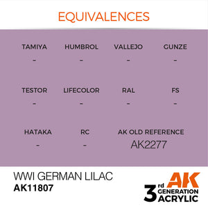 AK Interactive AK11807 WWI GERMAN LILAC – AIR 17ml – Bild 3