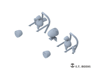E.T. Model P35-288 Lights Set with Guards for U.S.Army M8/M20 Light Armored Car 1/35 – imagen 2