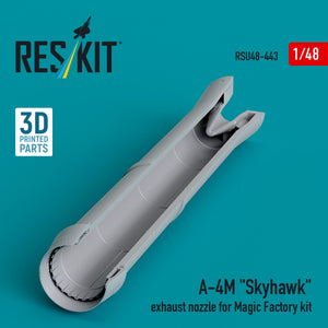 RESKIT RSU48-0443 A-4M &amp;quot;Skyhawk&amp;quot; exhaust nozzle for Magic Factory kit (3D Printed) 1/48 – zdjęcie 2