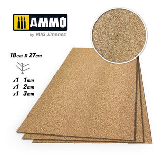 AMMO of Mig Jimenez 8838 Create Cork Fine Grain MIX 1/2/3mm