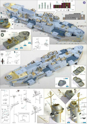 Very Fire 350009 Uss missouri (BB-63) Detail Up Set (Very Fire 350903,350909) 1/350 – imagen 2