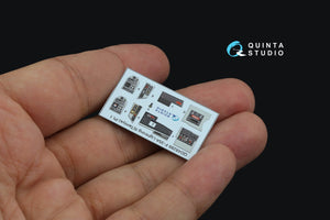 Intérieur imprimé en 3D et coloré sur papier décalcomanie Quinta Studio QD48288 F-35A (Tamiya) 1/48 – image 6