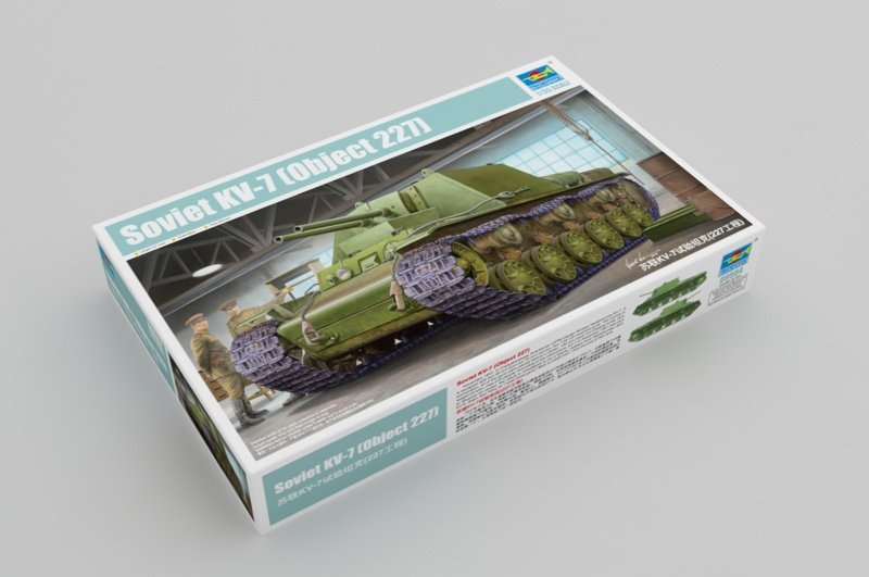 Trumpeter 09504 Soviet KV-7 (Object 227) 1/35 – immagine 2