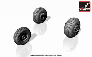 Armory Models AW72044 Antonov An-28 Cash wheels w/ weighted tires 1/72 – Bild 2
