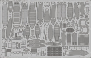 Eduard 53190 HMS Hood pt. 4 life rafts TRUMPETER 1/200 – imagen 2