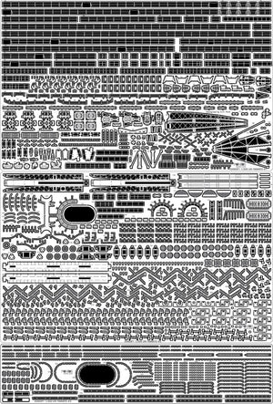 Pontos 35003F1 Kit de détails pour le Yamato IJN (1/350) – image 5