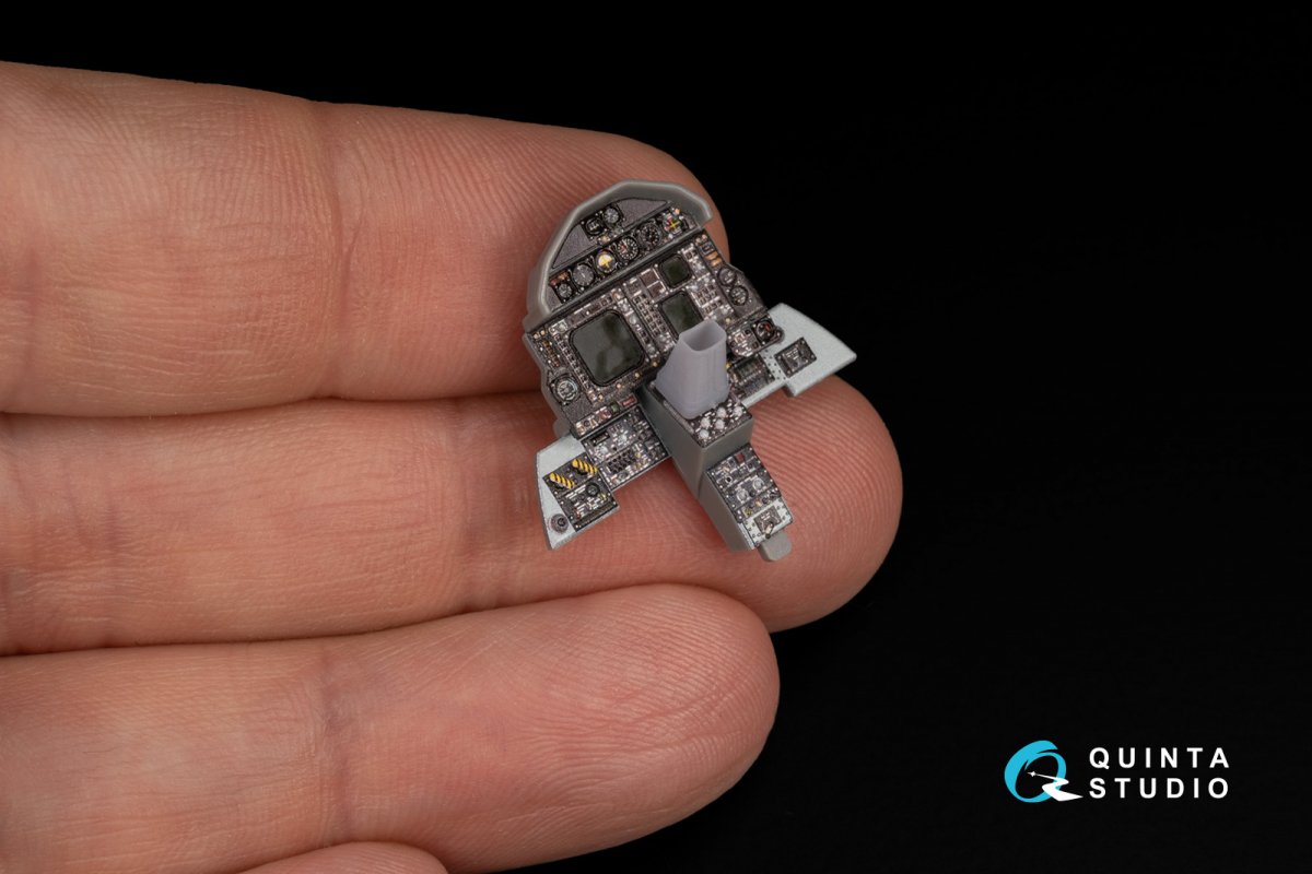 Quinta Studio QD+48341 F-4G early 3D-Printed &amp;amp; coloured Interior on decal paper (Meng) (with 3D-printed resin parts) 1/48 – Bild 17