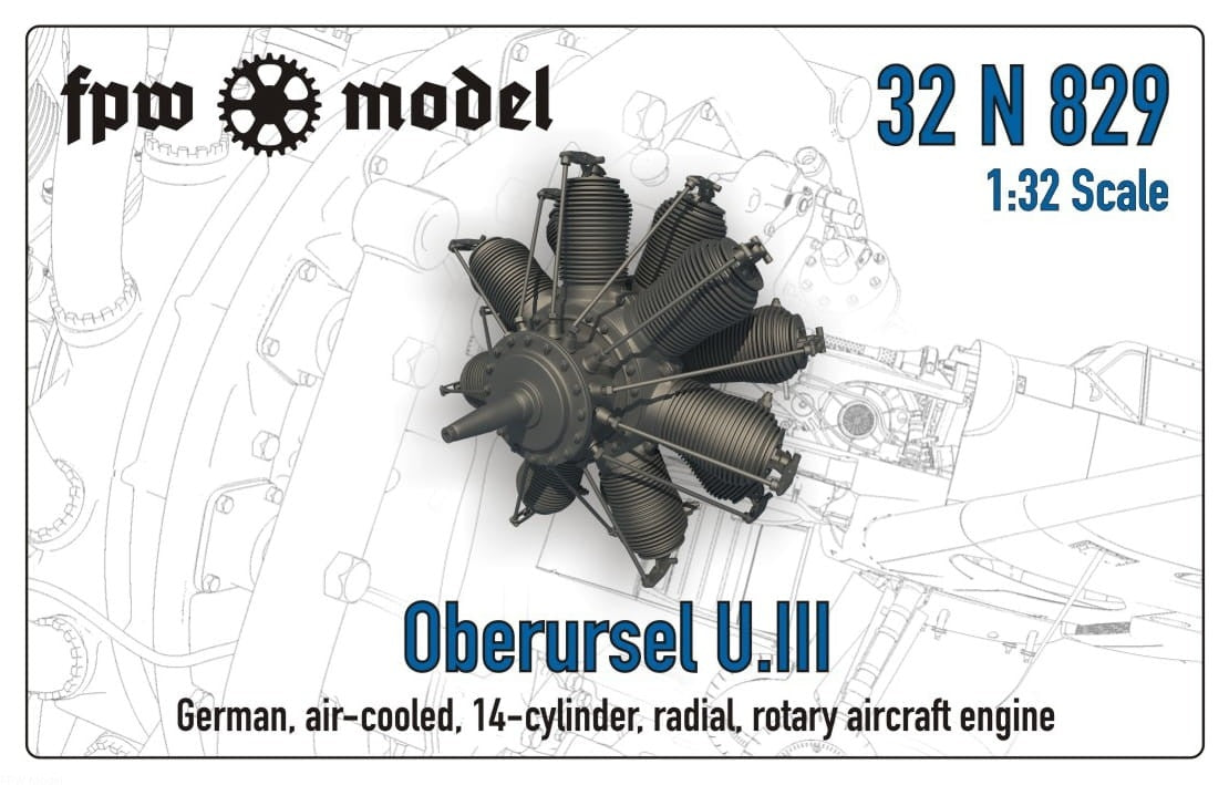 FPW Model 32N829 Oberursel U.III 1/32