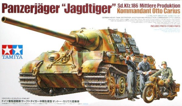Tamiya 35307 Jagtiger Mid. Otto Carius 1/35