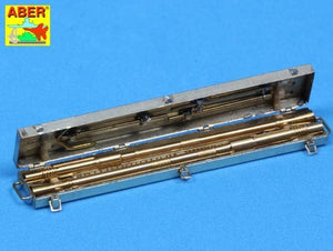 Aber 35L-089 Set of 2 German 2cm L/65 gun barrel for Flak 38 with storage box 1/35 – immagine 7