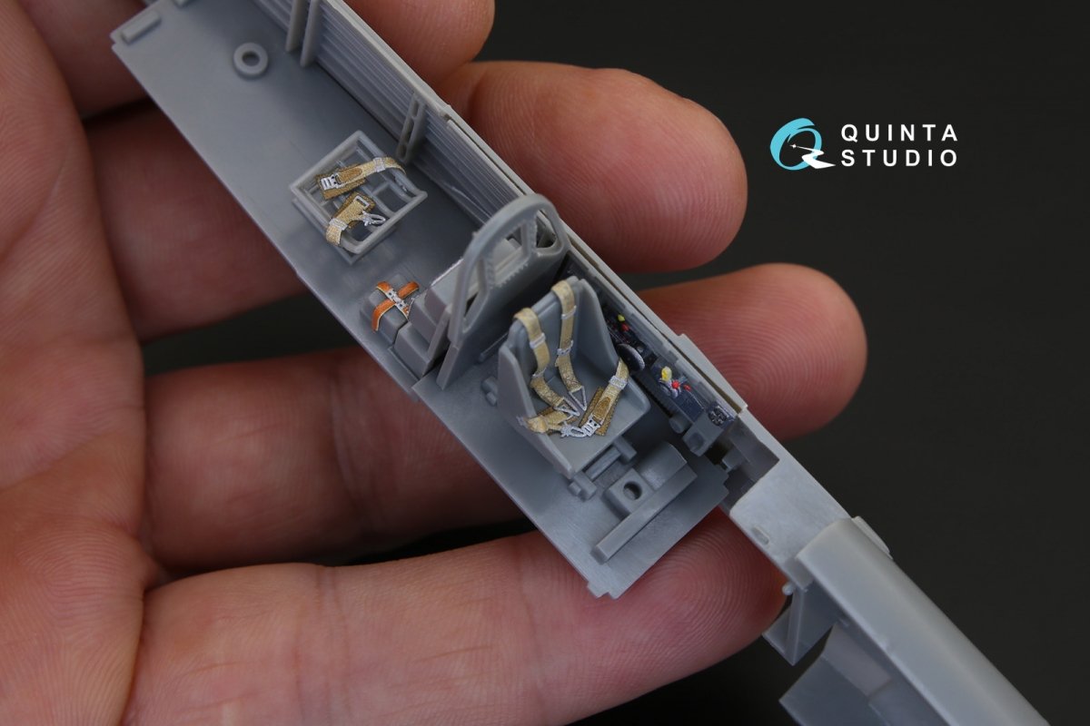 Quinta Studio QD48092 Ju 87D/G 3D-Printed &amp;amp; coloured Interior on decal paper (for Hasegawa kit) 1/48 – imagen 7
