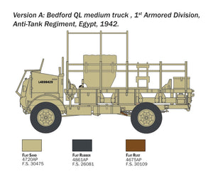Italeri 0241 Bedford QL Medium Truck 1/35 – imagen 5