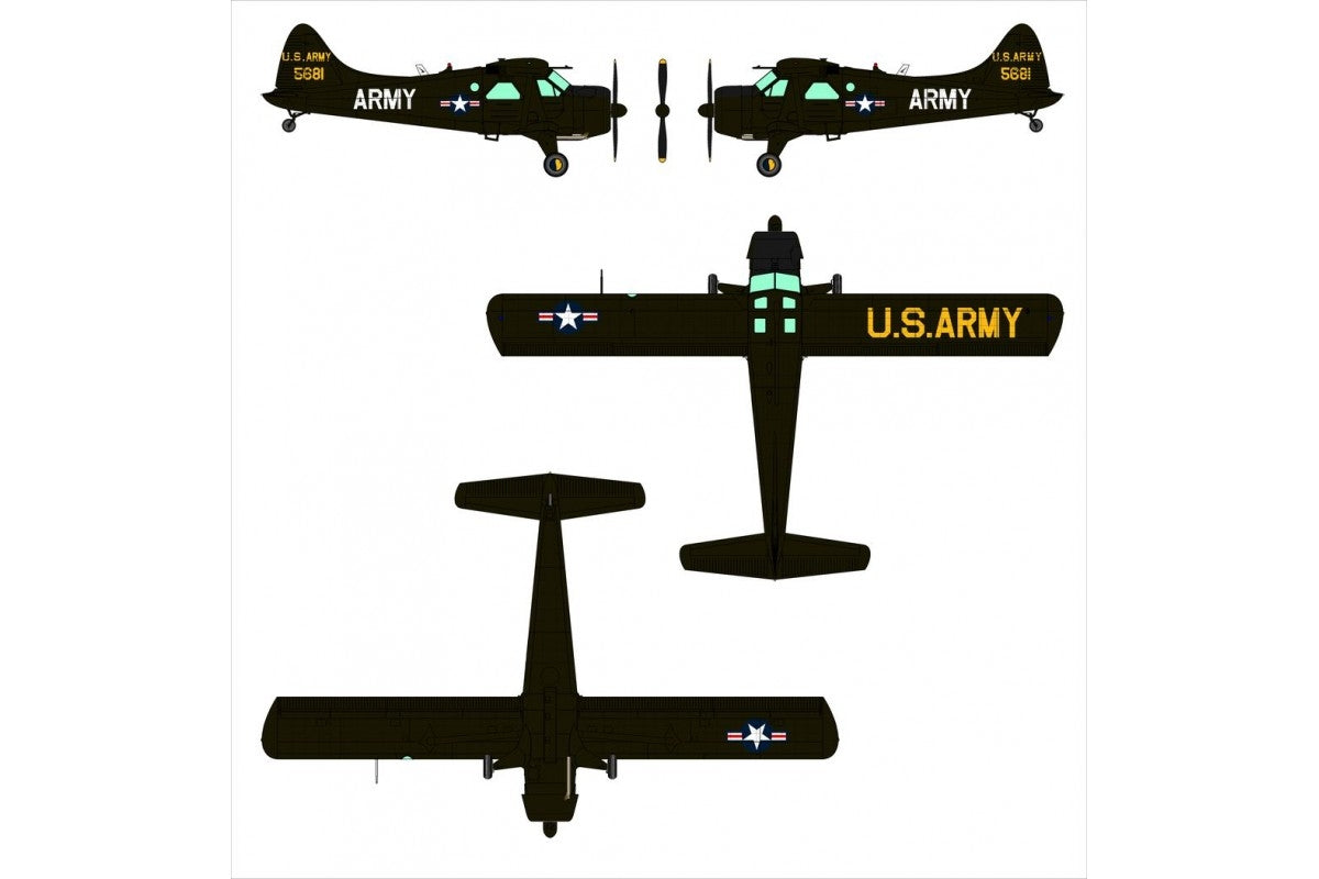Dora Wings 48059 L-20A/U-6A Beaver 1/48 – immagine 7