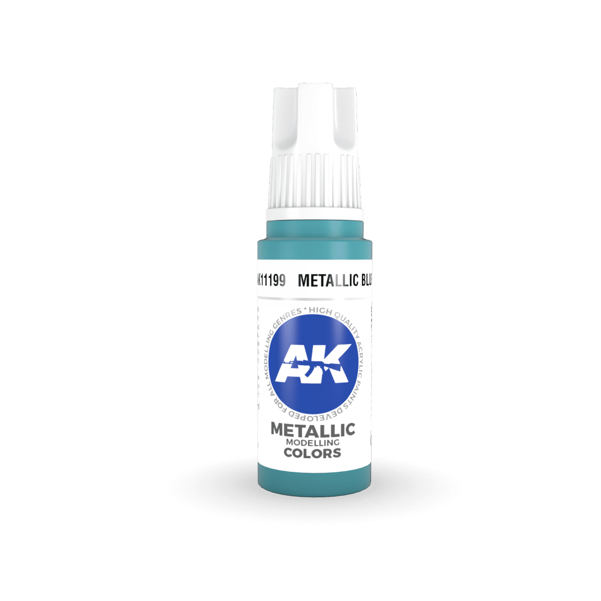AK Interactive AK11199 METALLIC BLUE – METALLIC 17ml – zdjęcie 2