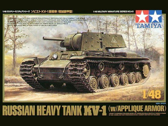 Tamiya 32545 KV-1B w/Applique Armor 1/48