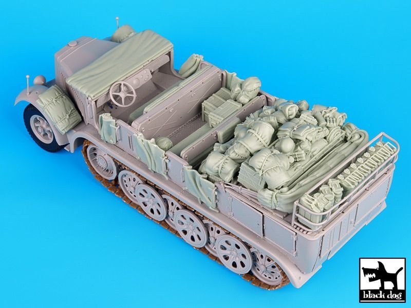 Black Dog T35072 Sd.Kfz 8 big accessories set 1/35 – immagine 2
