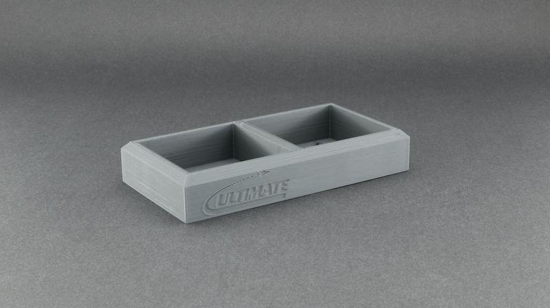 Ultimate Modelling UMP138 Ultimate Glue Bottle Double Holder(for Tamiya) Grey