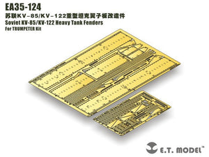E.T. Model EA35-124 Soviet KV-85/KV-122 Heavy Tank Fenders For TRUMPETER Kit 1/35 – Bild 5