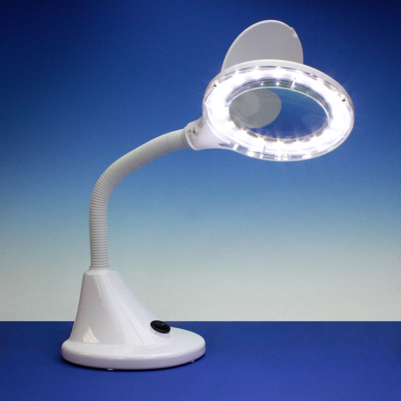 Lightcraft LC8082LED-EU LED Compact Flexi Magnifier Lamp (EU Plug) / Kompaktowa Giętka Lampka Powiększająca LED – imagen 4