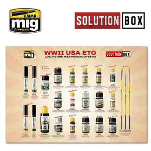 AMMO of Mig Jimenez 7700 WW II AMERICAN ETO SOLUTION BOX – image 5