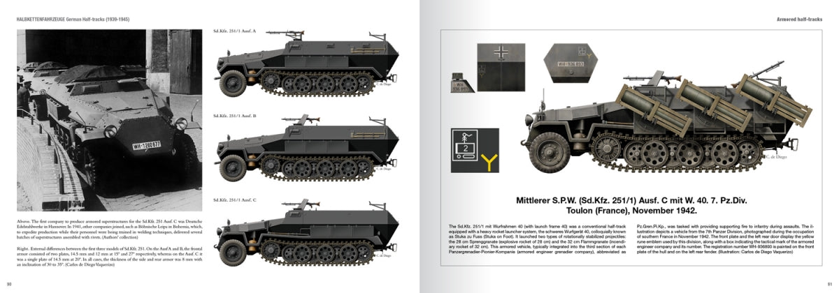 Abteilung 502 ABT758 HALBKETTENFAHRZEUGE – GERMAN HALF-TRACKS (1939-1945) – ENGLISH – zdjęcie 4